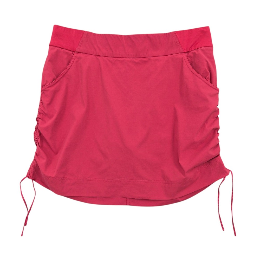 Columbia Womens Red Activewear Skort Adjustable Cinch Sides AL4071 Size Large